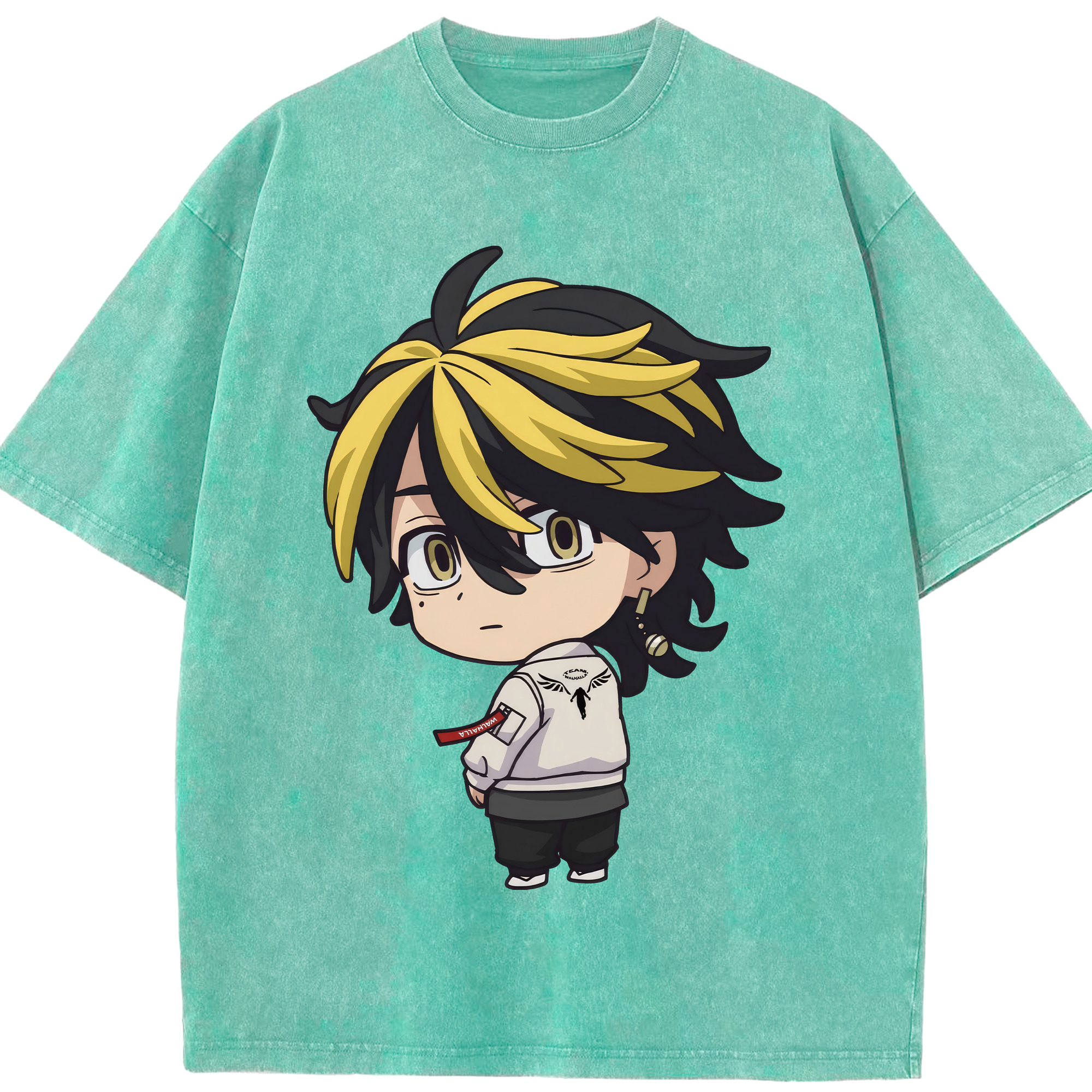 （画像用） 東京リベンジャーズ Tokyo Revengers 綿100% ヴィンテージ風 半袖Tシャツ（フロントプリント）